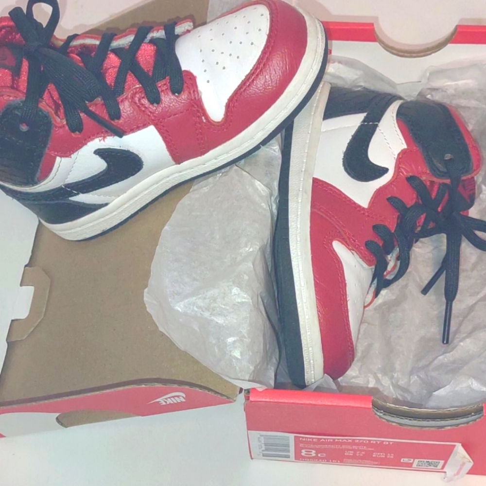 Kids Air Jordan Retro snakeskin print